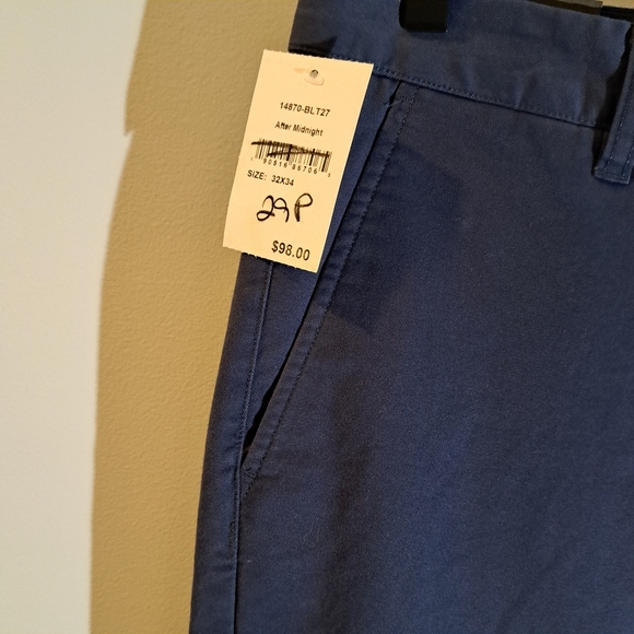 Bonobos Stretch Washed Chinos 32x34 After Midnight Slim Fit. - Picture 12 of 15